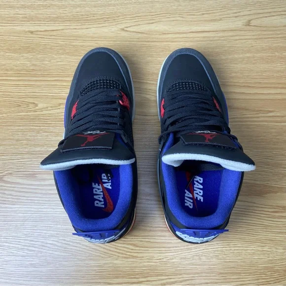 Jordan 4 Retro Rare Air -Men’s Fashion Sneakers -Velcro Design (White Lettering) - Picture 8 of 10